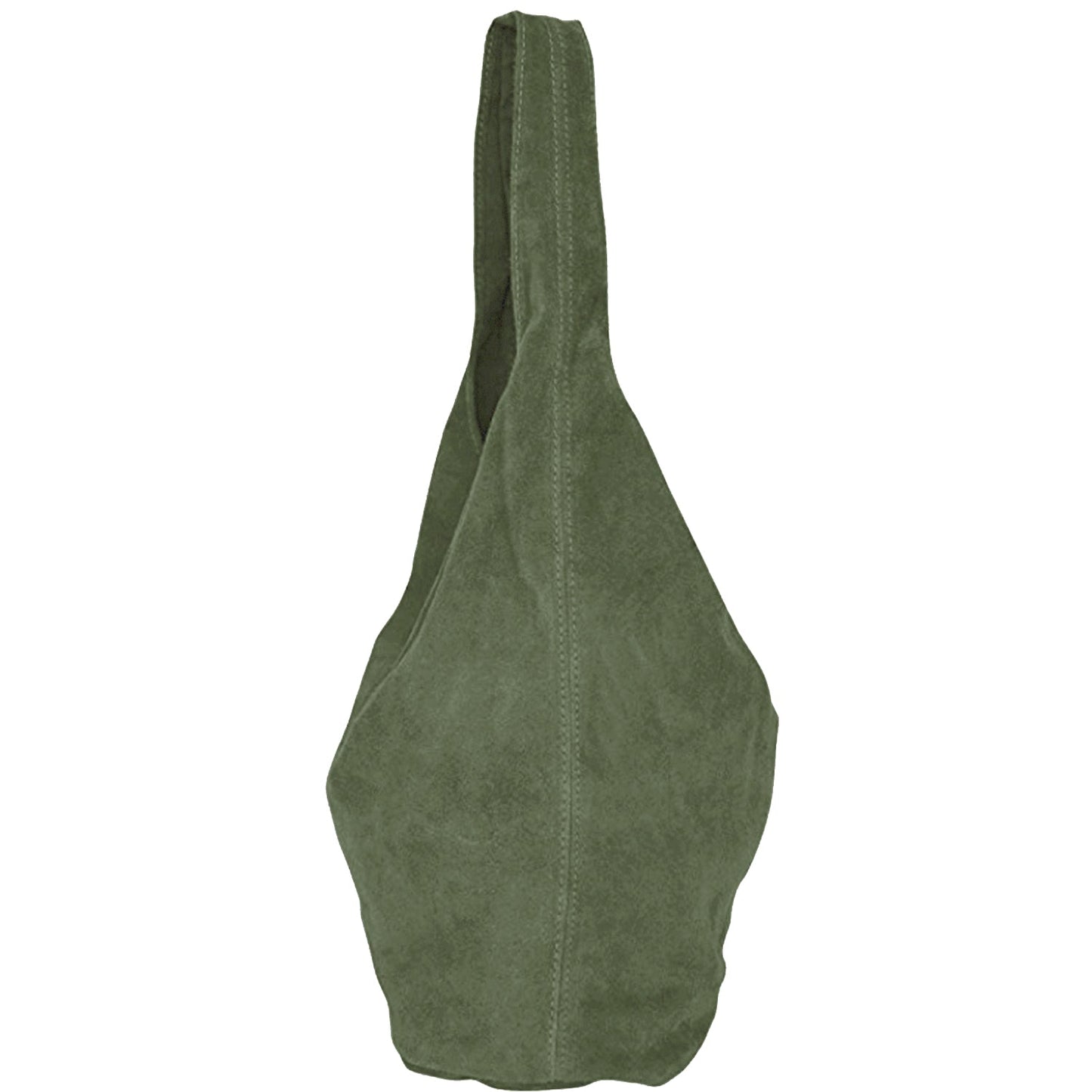 Olive Suede Leather Hobo Boho Shoulder Bag Brix Bailey Ethical Handbag Brand